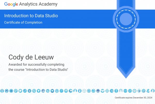 Introducten Data Studio